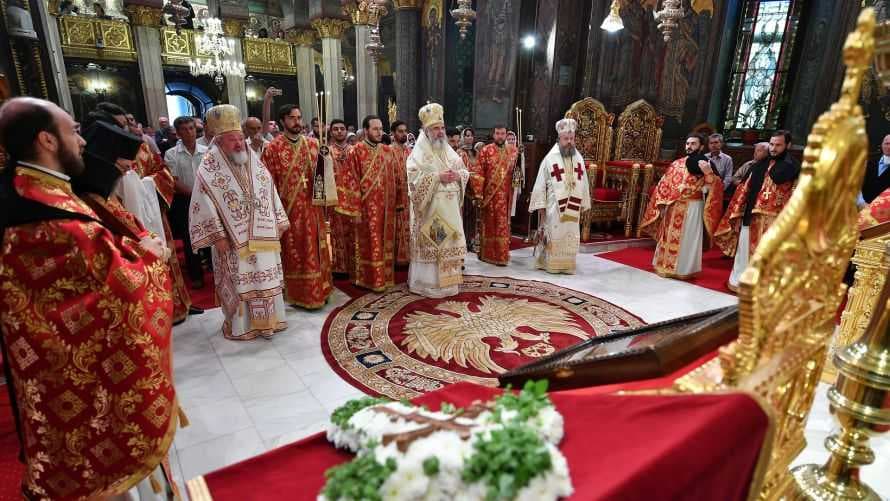 Patriarhul Daniel de sărbătoarea Înălțării Sfintei Cruci la Catedrala Patriarhală