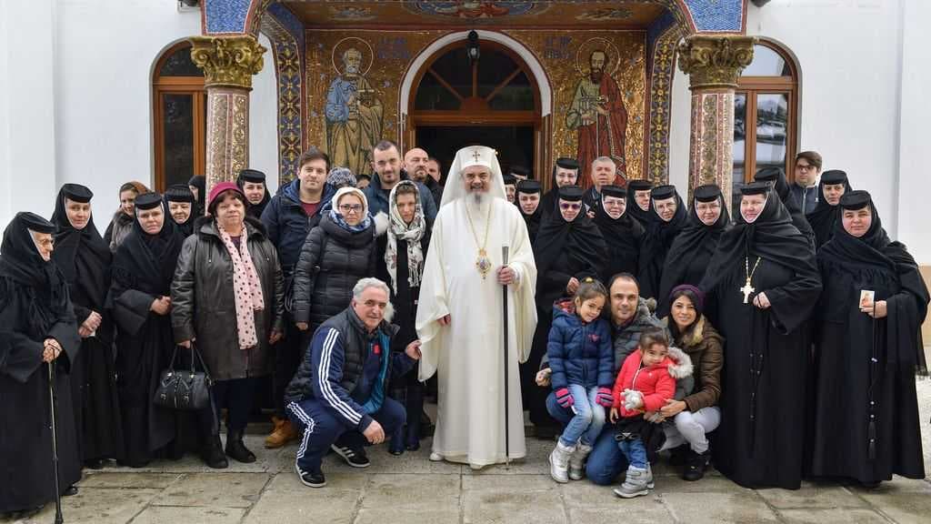 Patriarch Daniel at Țigănești Monastery