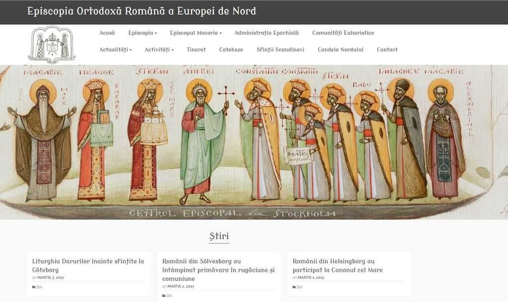 Eparhia Europei de Nord - Website