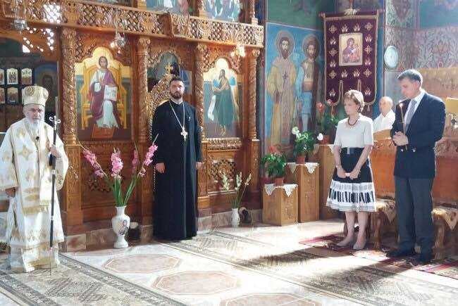 Principesa Moştenitoare Margareta a participat la o slujbă de pomenire la Săvârşin