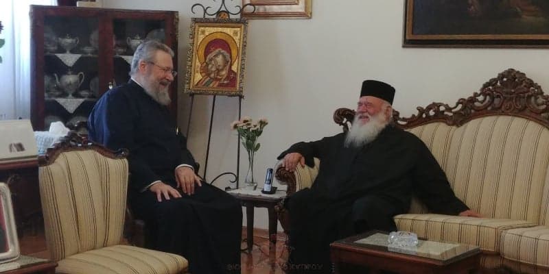 Arhiepiscopul Ciprului si Arhiepiscopul Atenei