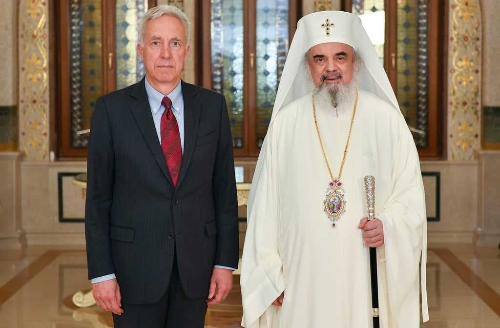 Patriarch Daniel and US Ambassador Hans Klemm