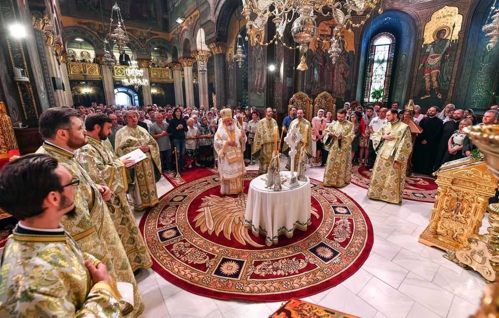 His Grace Bishop Varlaam of Ploiești on the Feast of the Most Holy Trinity 2017