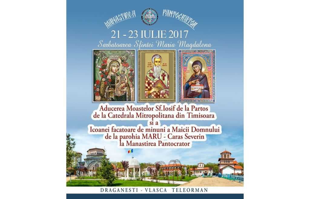 Aducerea moaştelor Sf. Iosif cel nou de la Partoş 2017