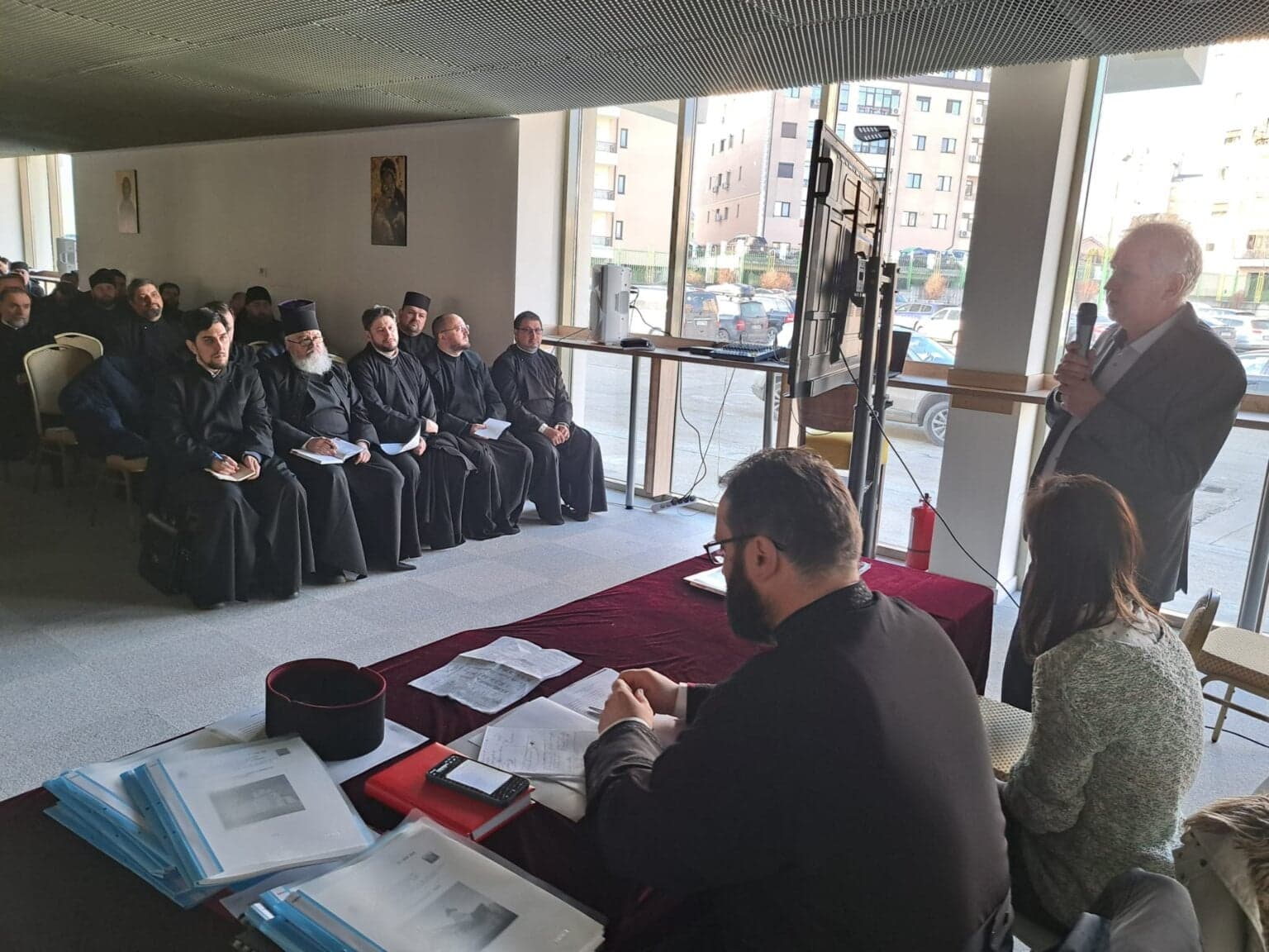 priests trained on selective waste collection